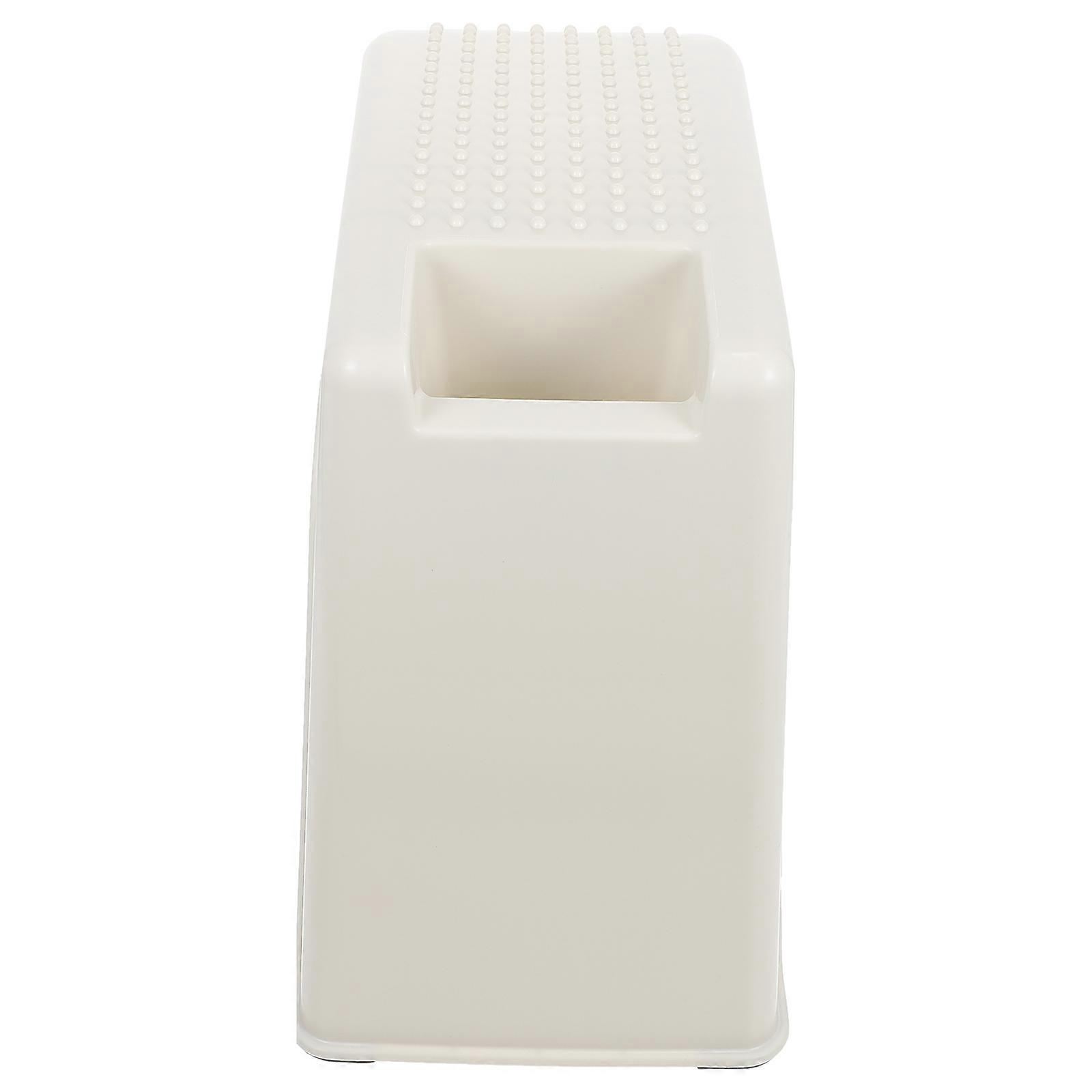 باديكير مسند القدم حامل عملي باديكير البراز البلاستيك لمعدات الصالون 14.6X11.0X6.5in 1Pack