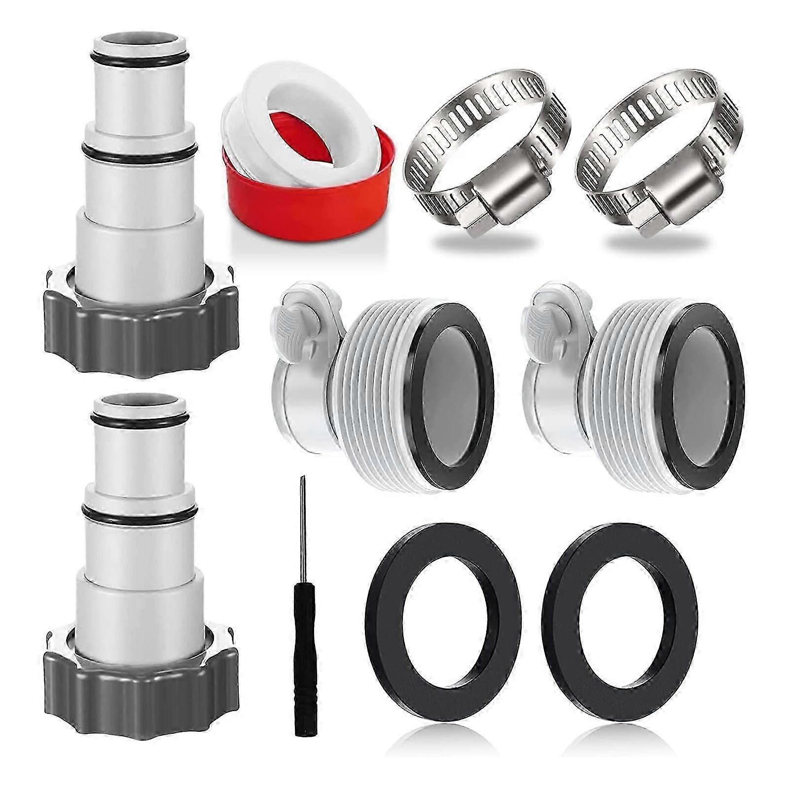 2025 Latest Model Replacement Threaded to Clamp Style Hose Adapter for Pool Set