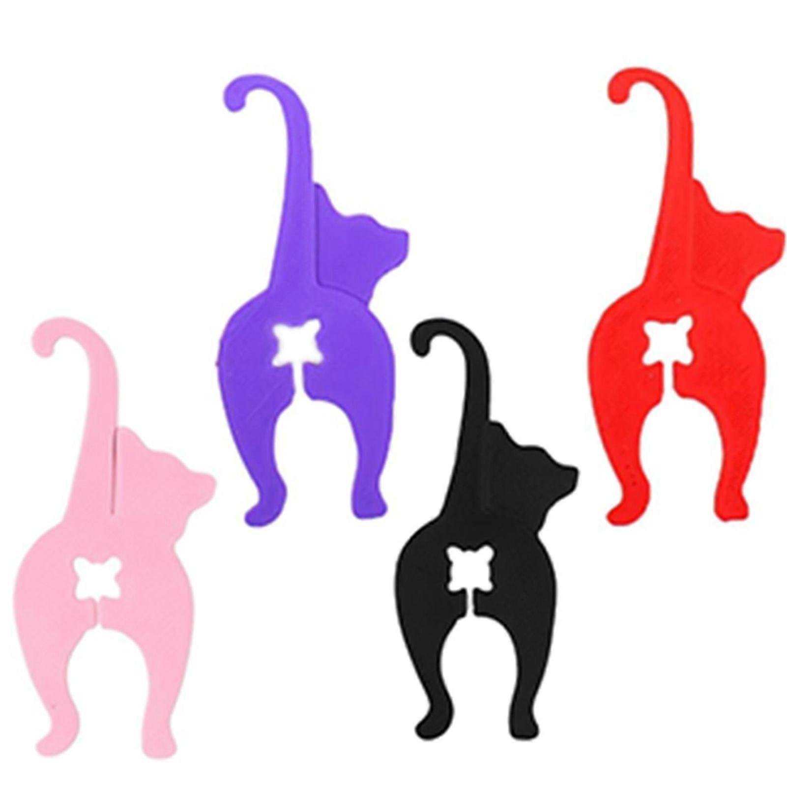 Cat Butt Bread Clip Reusable Sealing Clips for Bread Snacks Chips Home Kitchen Decor Funny Cat Bag Tie
