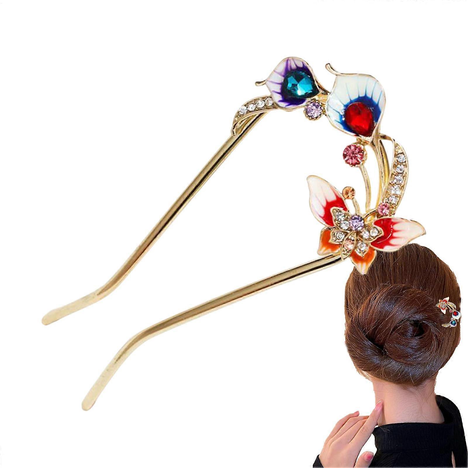 Tier hairpin  Headwear  Hair Accessories  UShaped Decorative Hair Clips for Women Girls Family Gift Ideas