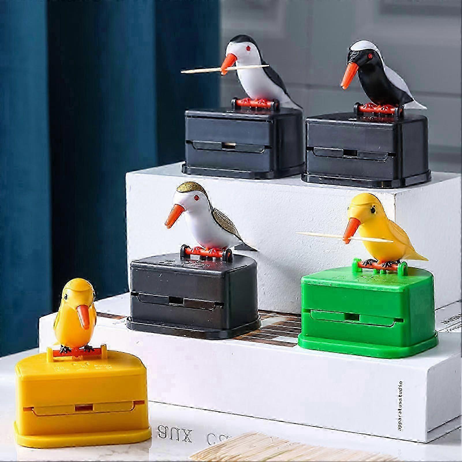 Novelty Automatic Toothpick Holder for Office, Restaurant and Dorms