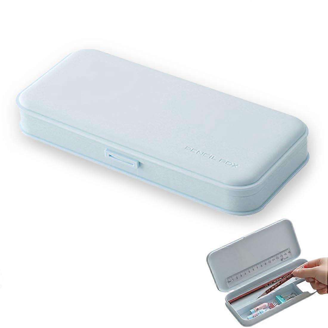 Pencil Case For Girls 1-Piece, Simple Style, Opening And Closing Design, Practical For Adults And Children