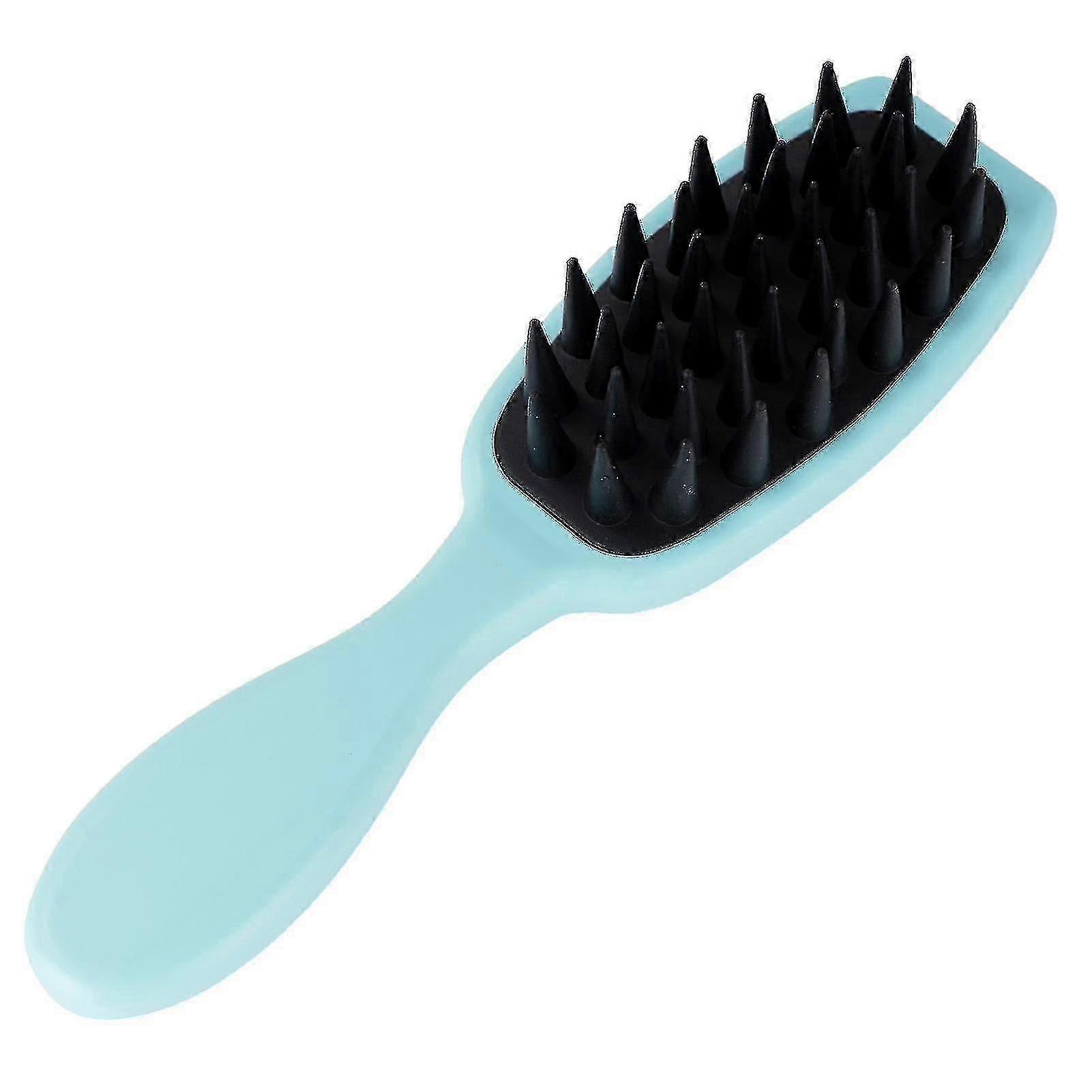 Portable Silicone Shampoo Brush Handheld Long Handle Massage Comb Suitable for All Users
