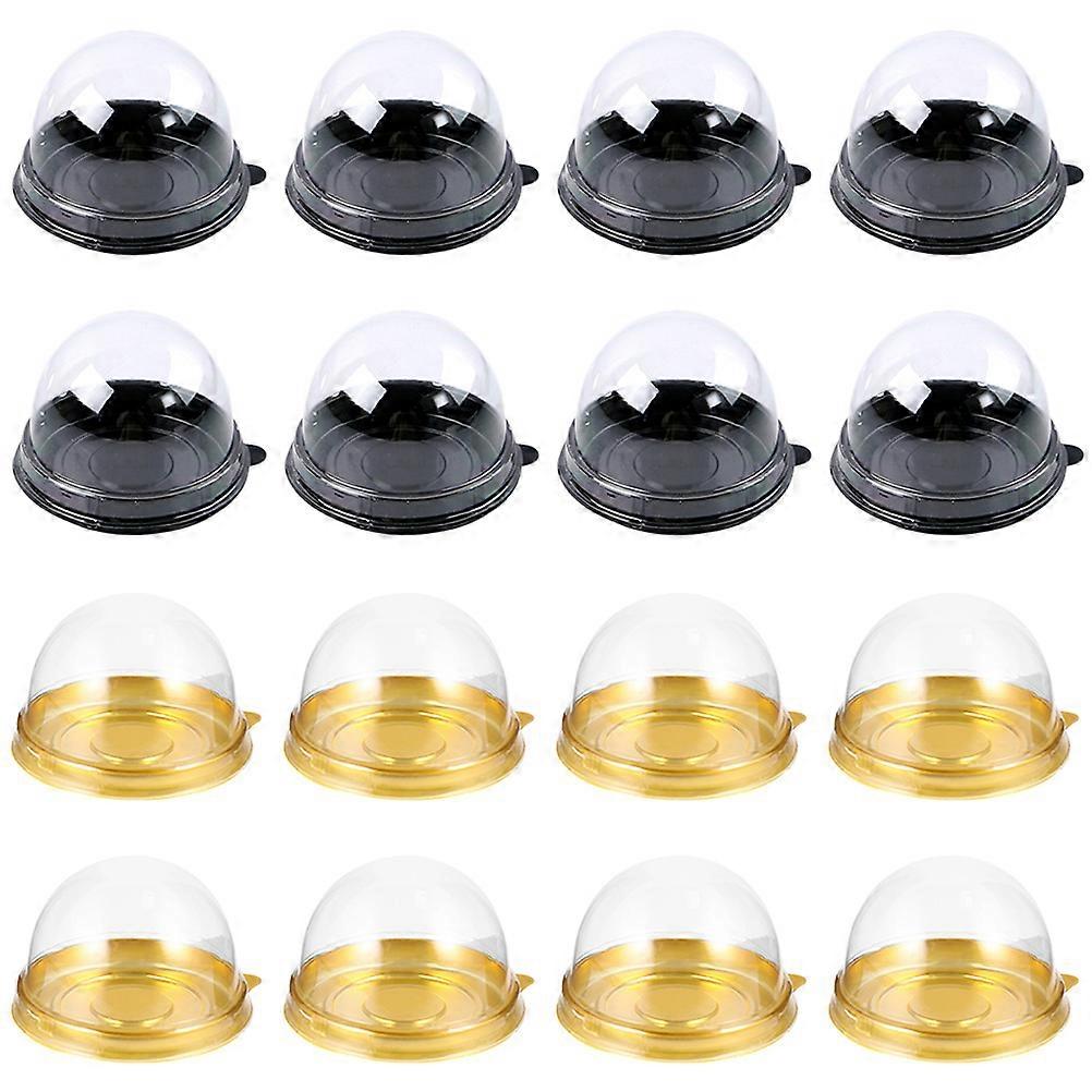 Dessert Packing Box Transparent Plastic Round Containers For Displaying And Packaging Moon Cakes 300Pcs