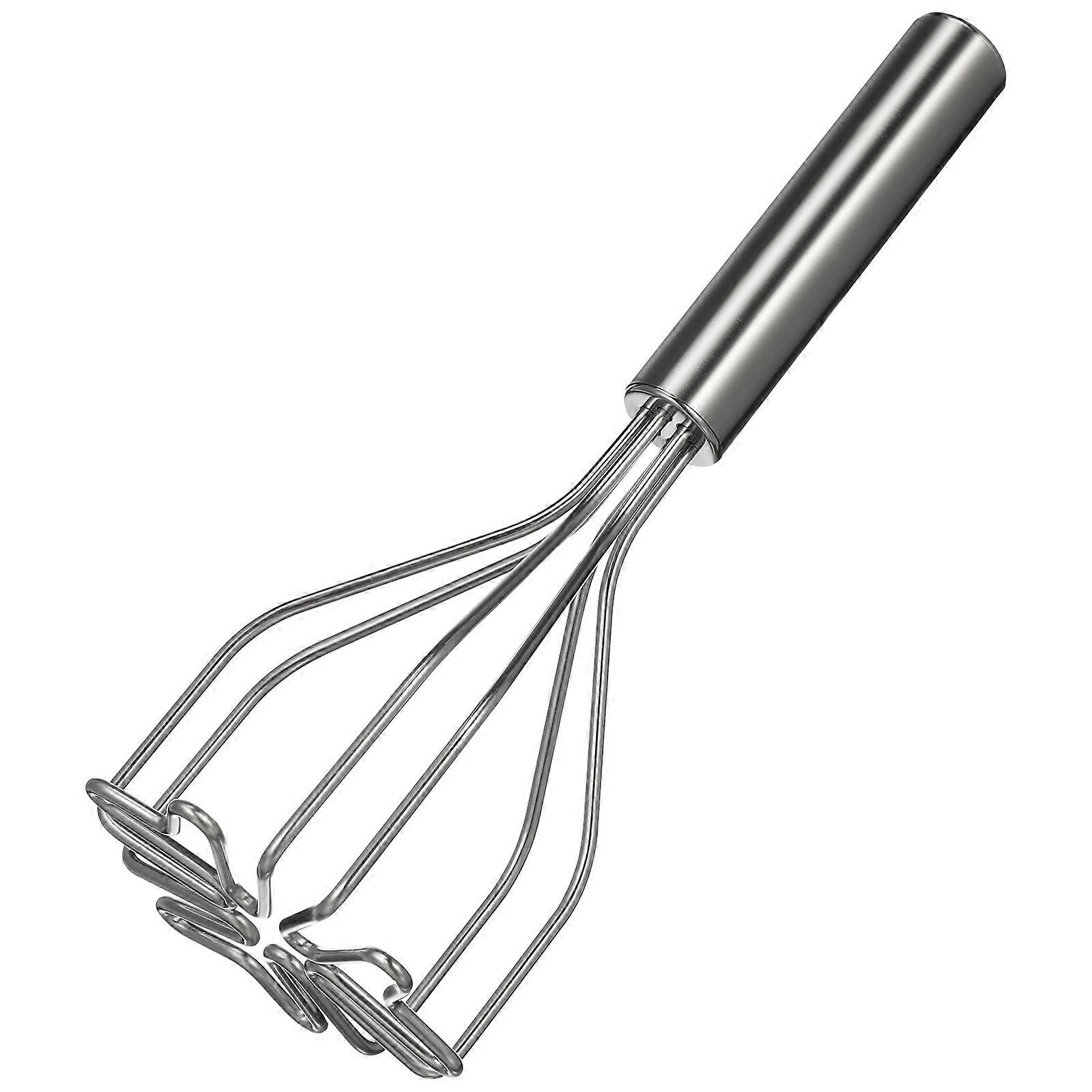 Stainless Steel Ergonomic Potato Masher for Smooth Puree – Vegetable Mashing Tool for Potatoes, Carrots, and Pumpkin, Ideal for Home and Restaurant