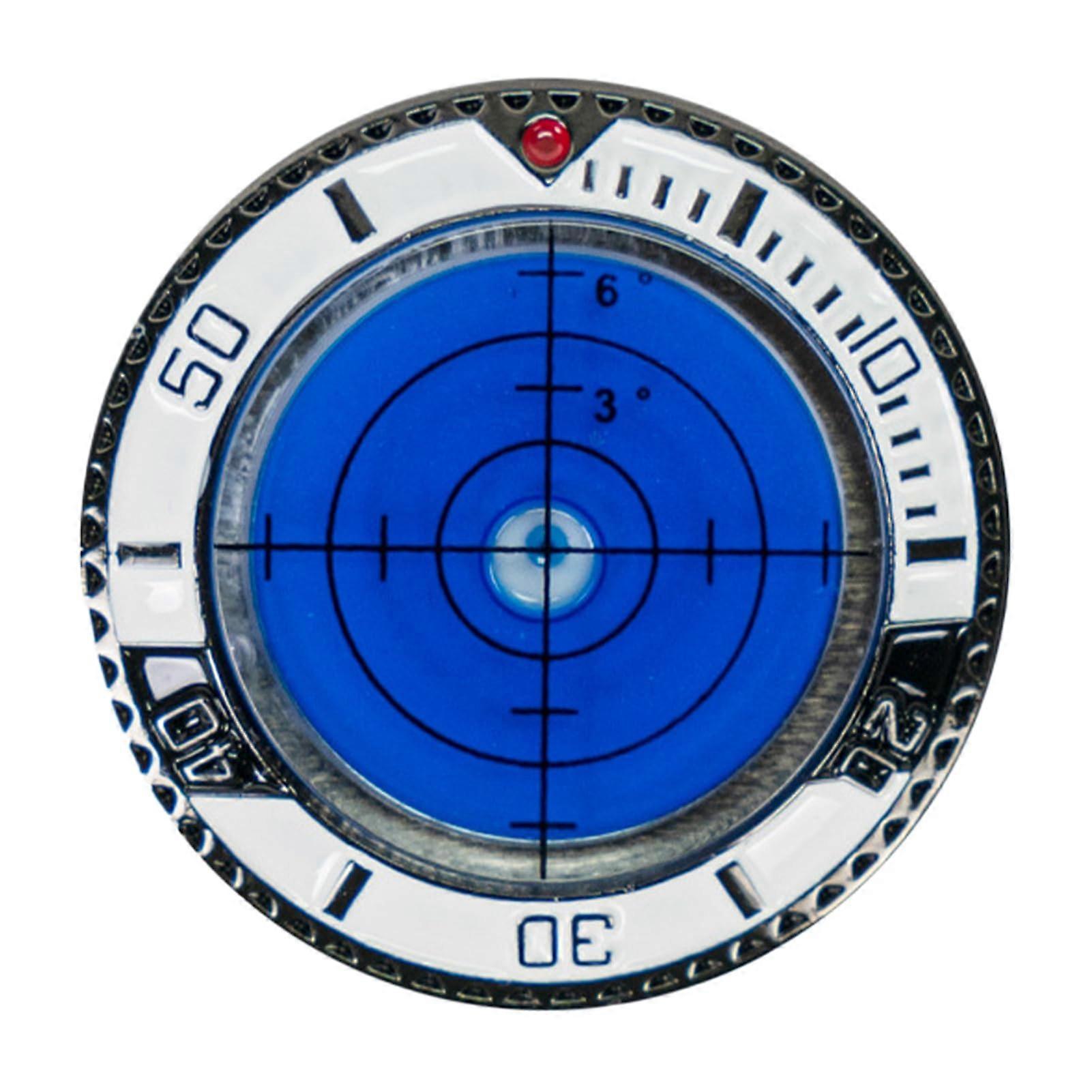 Ball marker, doublesided reading aid, green reading device, golf training equipment