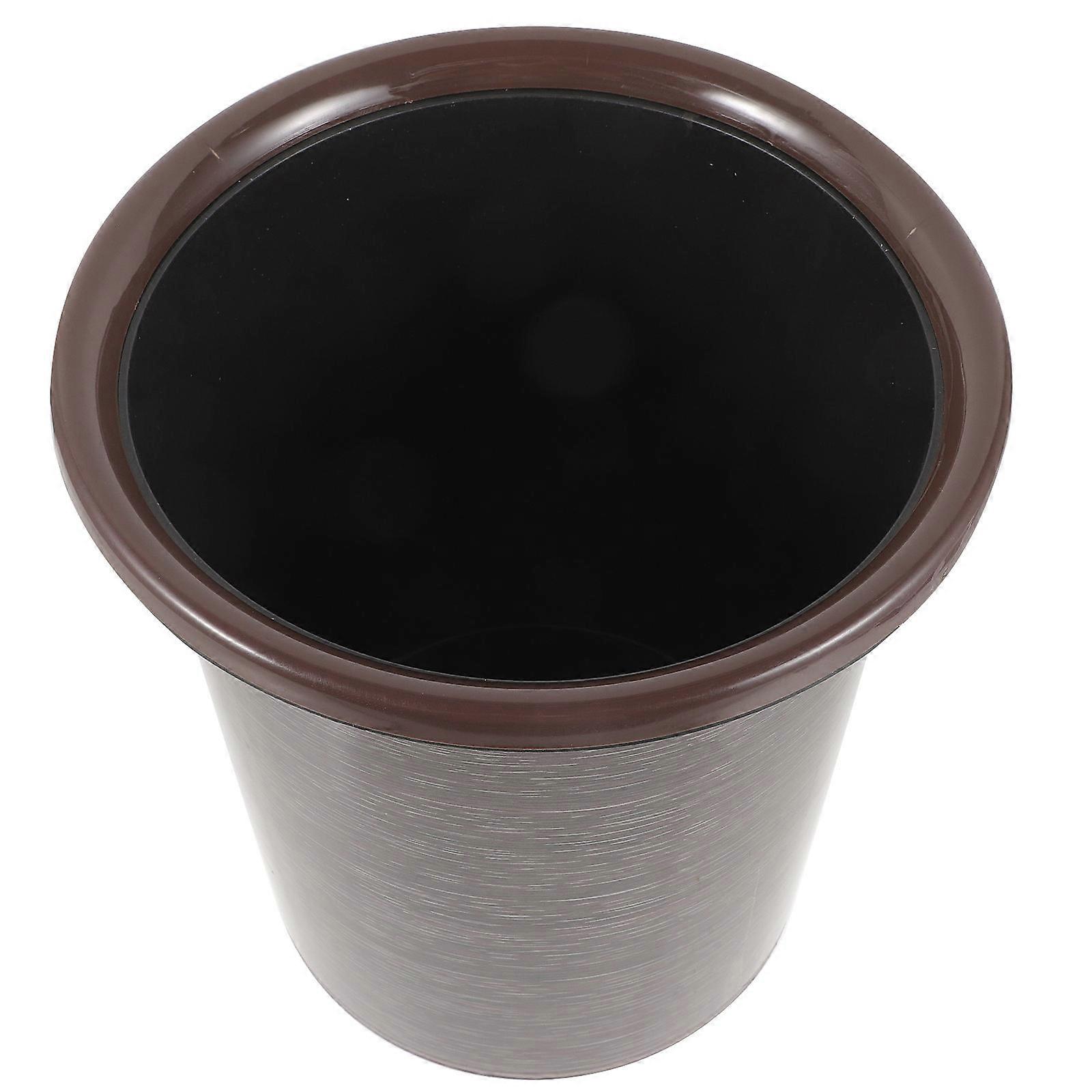 Plastic Waste Bin Trash Can for Storage Use 1Pcs Practical Office Garbage Bin