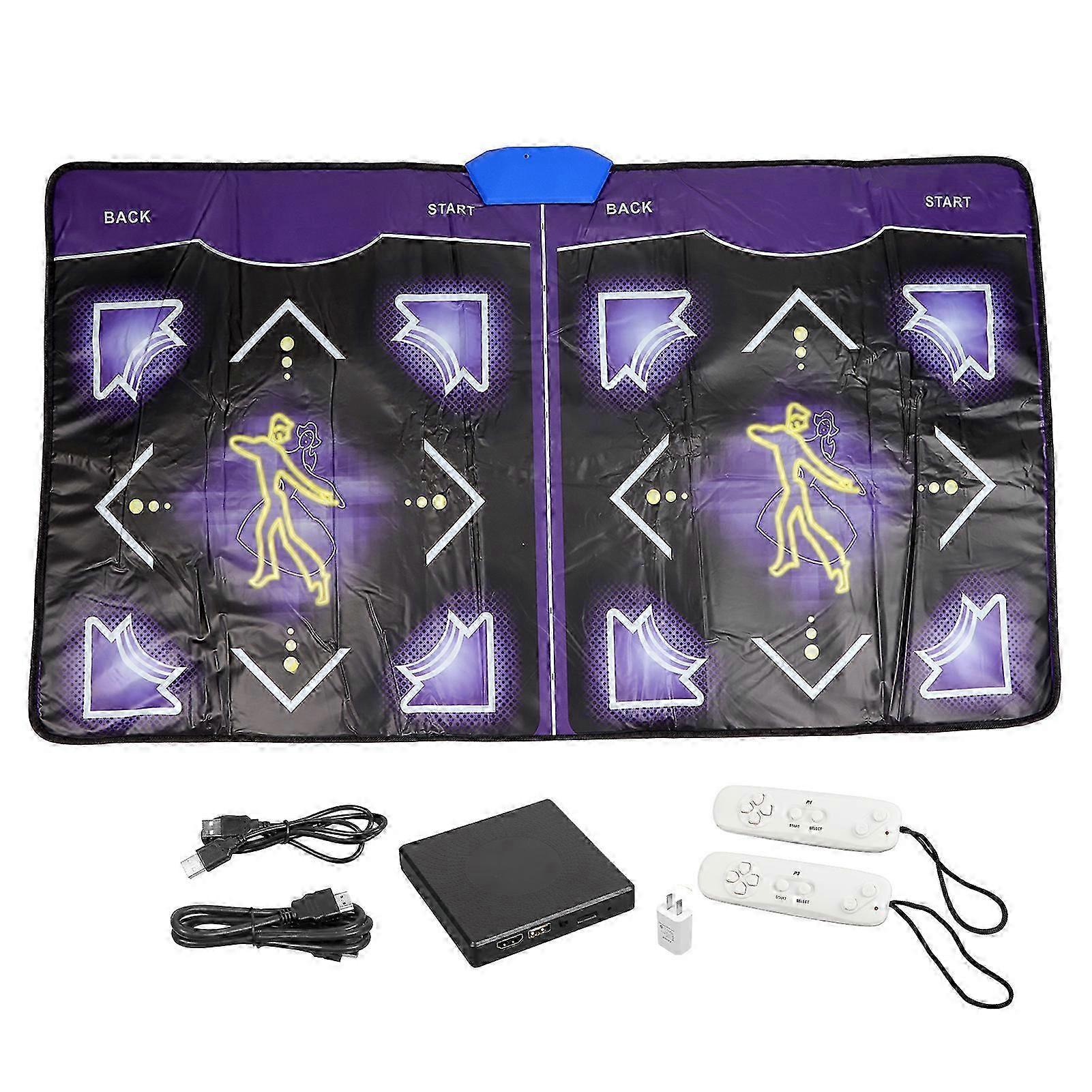 Dance Mat Yoga Hd Multimedia Interface Built In Music Double Game Dance Floor Mats Supports Memory Card 100?240v Us Plug