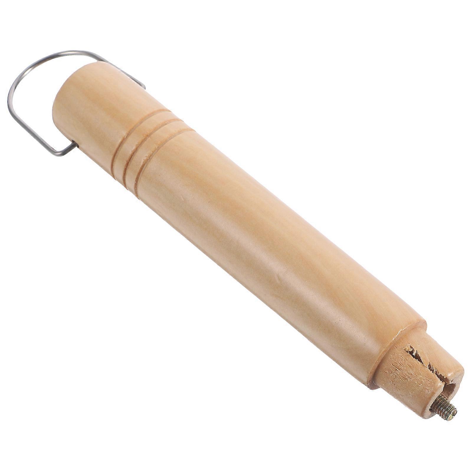 Yukihira Pot Handle Replacement Ergonomic Wooden Handle for Cookware, Heat Insulated, Compatible with Milk Pots and Various Cookware