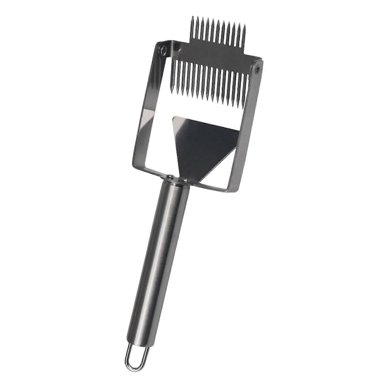 Stainless Steel Honey Cutting Tool Inverted Hook Discovery Fork Ergonomic Beehive Scraper Beekeeping Tool