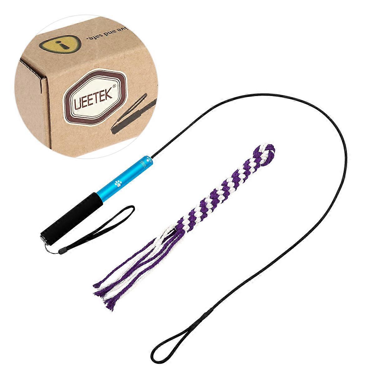Interactive Dog Toy Interactive Dog Toys Extendable Flirt Pole for Pet Owners Intelligence Improvement Blue 1Set