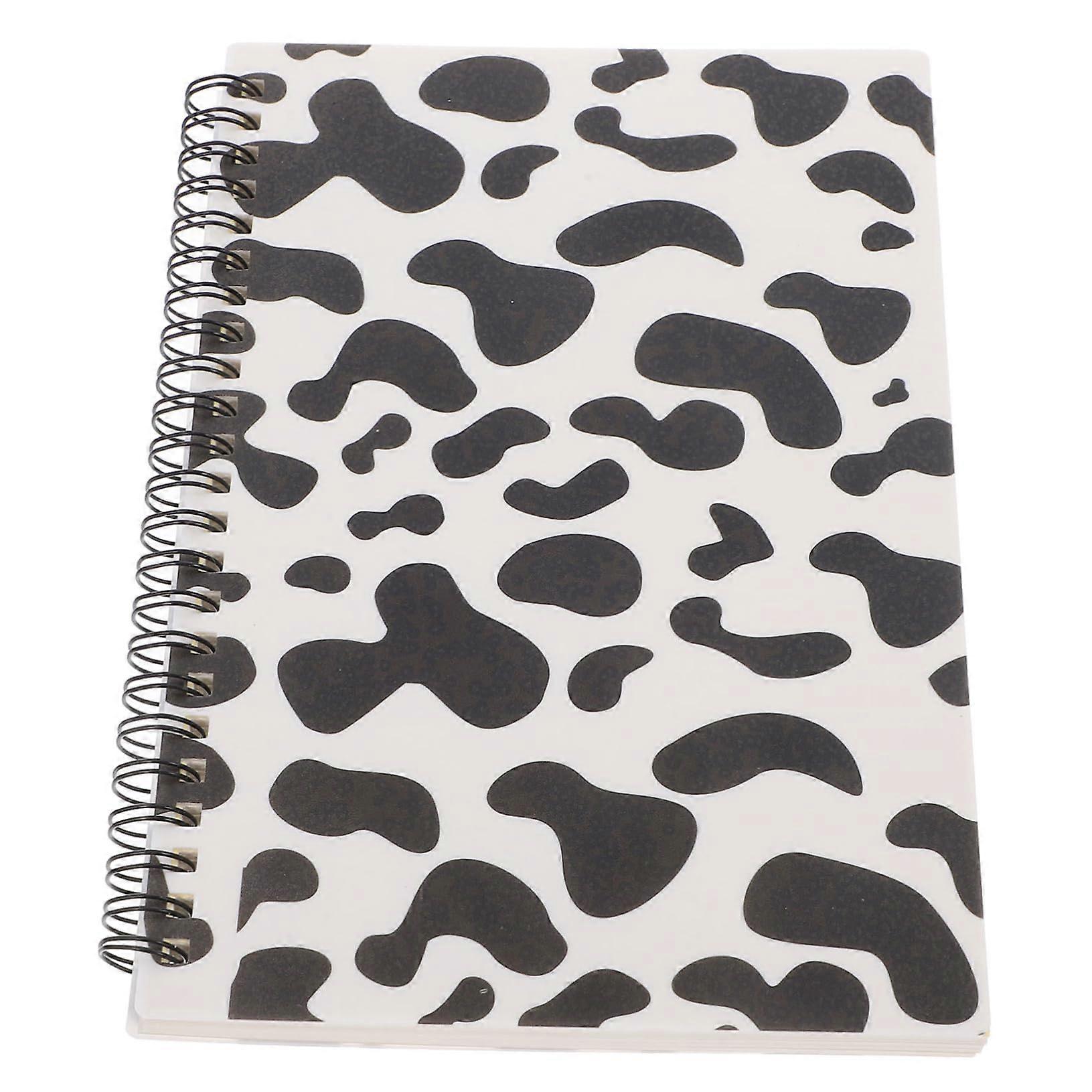 Cow Pattern Notebook Cute School Notebooks Adorable Cow Print Notepad