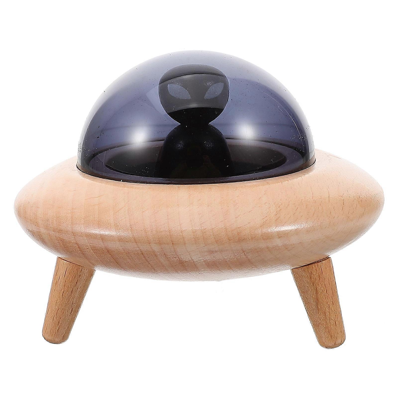 Organizer For Lost Tooth Spaceship Shaped Baby Keepsake Box Growth Record 11.50X11.50X10.00CM 1Pack