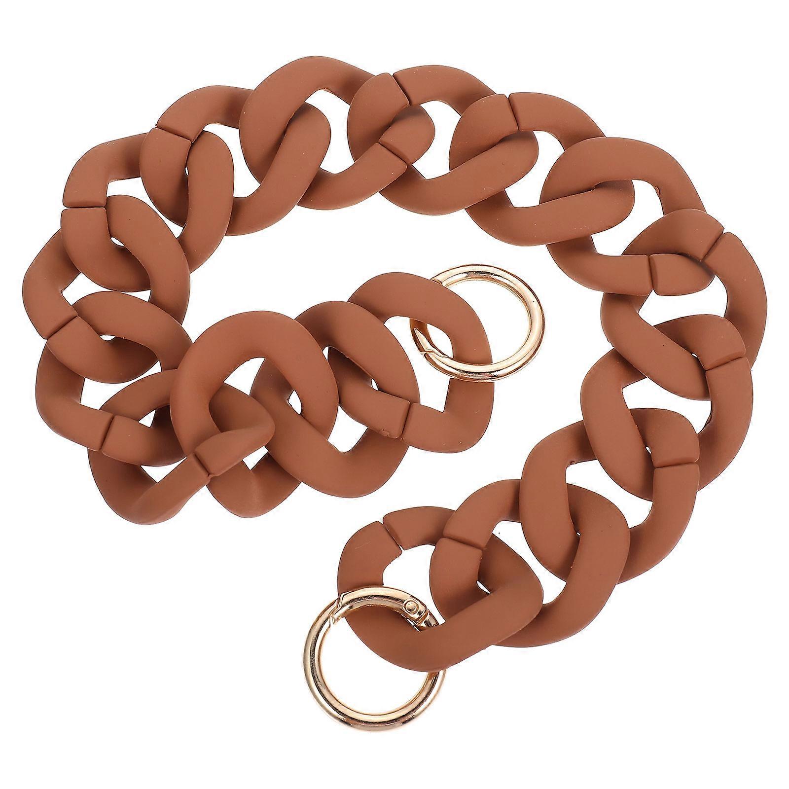 Purse Chain Strap Extender Resin Chain Single Shoulder Bag Replacement Stylish Handbag Daily Use 1Set
