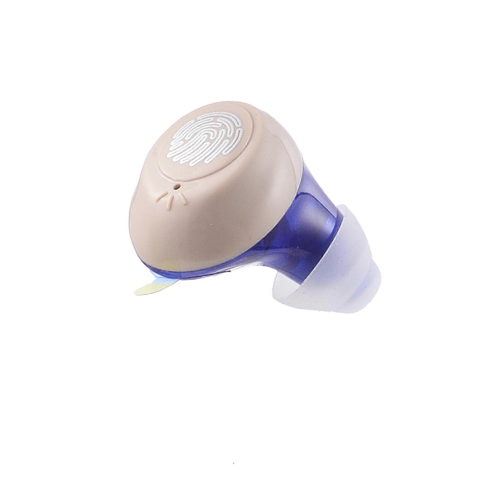 Z-391B In-ear hearing aid with magnetic dual charging and digital display with charging box, one pair, red + blue
