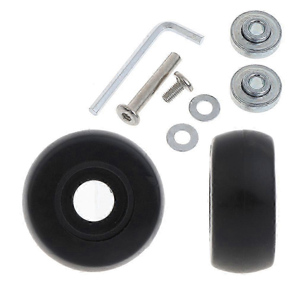 Gør-det-selv-udskiftningshjul til kuffertbagage - 1 stk. Mute drejeligt rullehjul tilbehør til rejsetasker og rejseløsninger