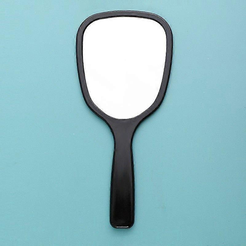 Square handheld makeup mirror girls grooming beauty touch-up portable handle small mirror in hand