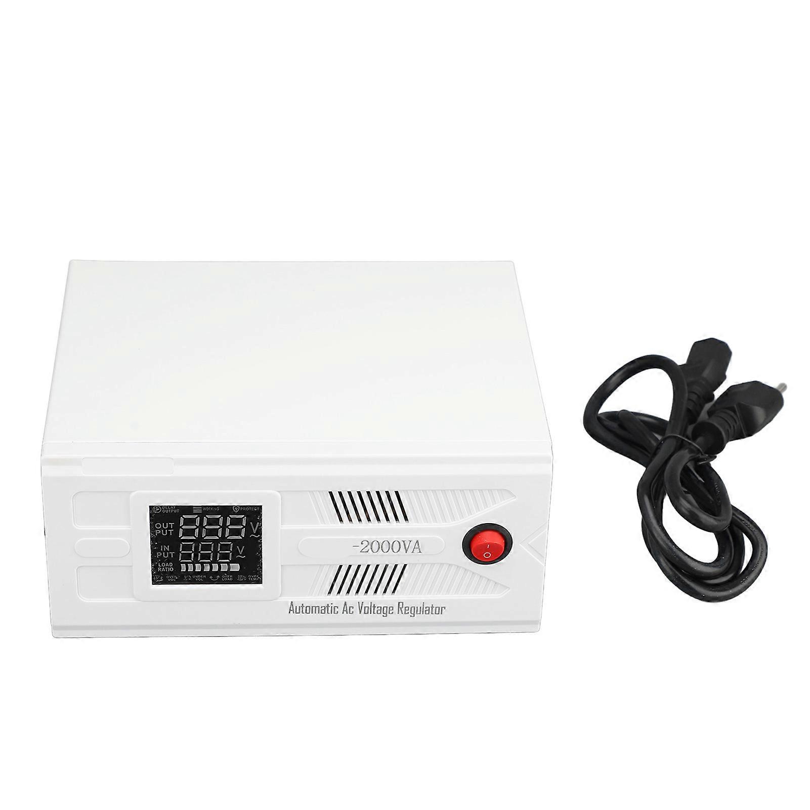 Single Phase Voltage Regulator High Efficiency Voltage Output Portable Voltage Stabilizer for Household Appliances