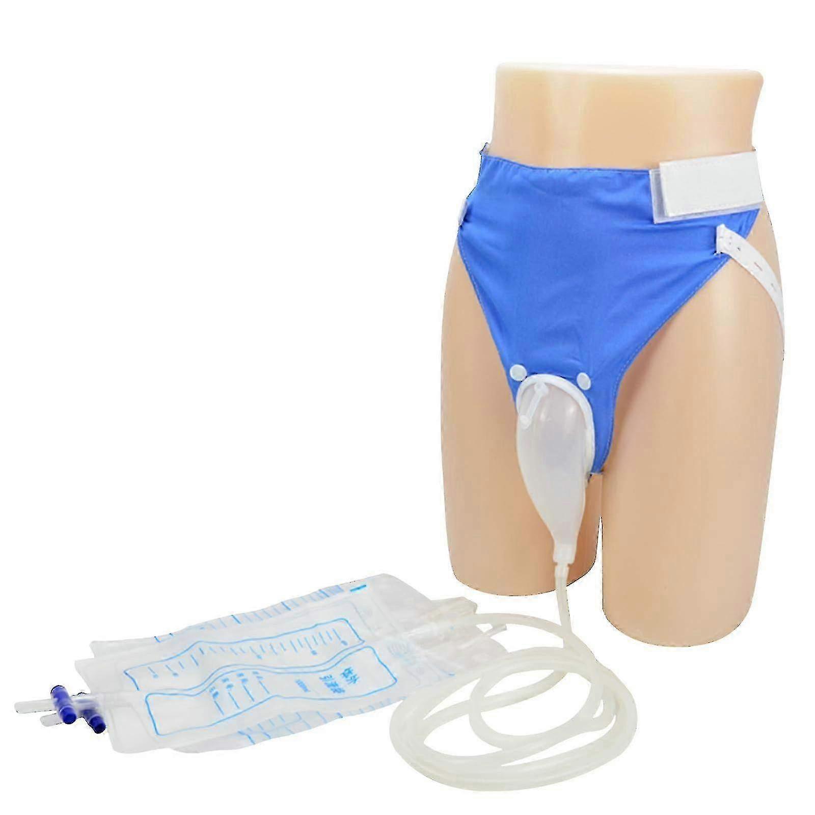 Wearable Urine Bag with Catheter - 1000ml & 2000ml Medical Grade Collection System for Bedridden Patients - Leak Proof & Comfortable Design