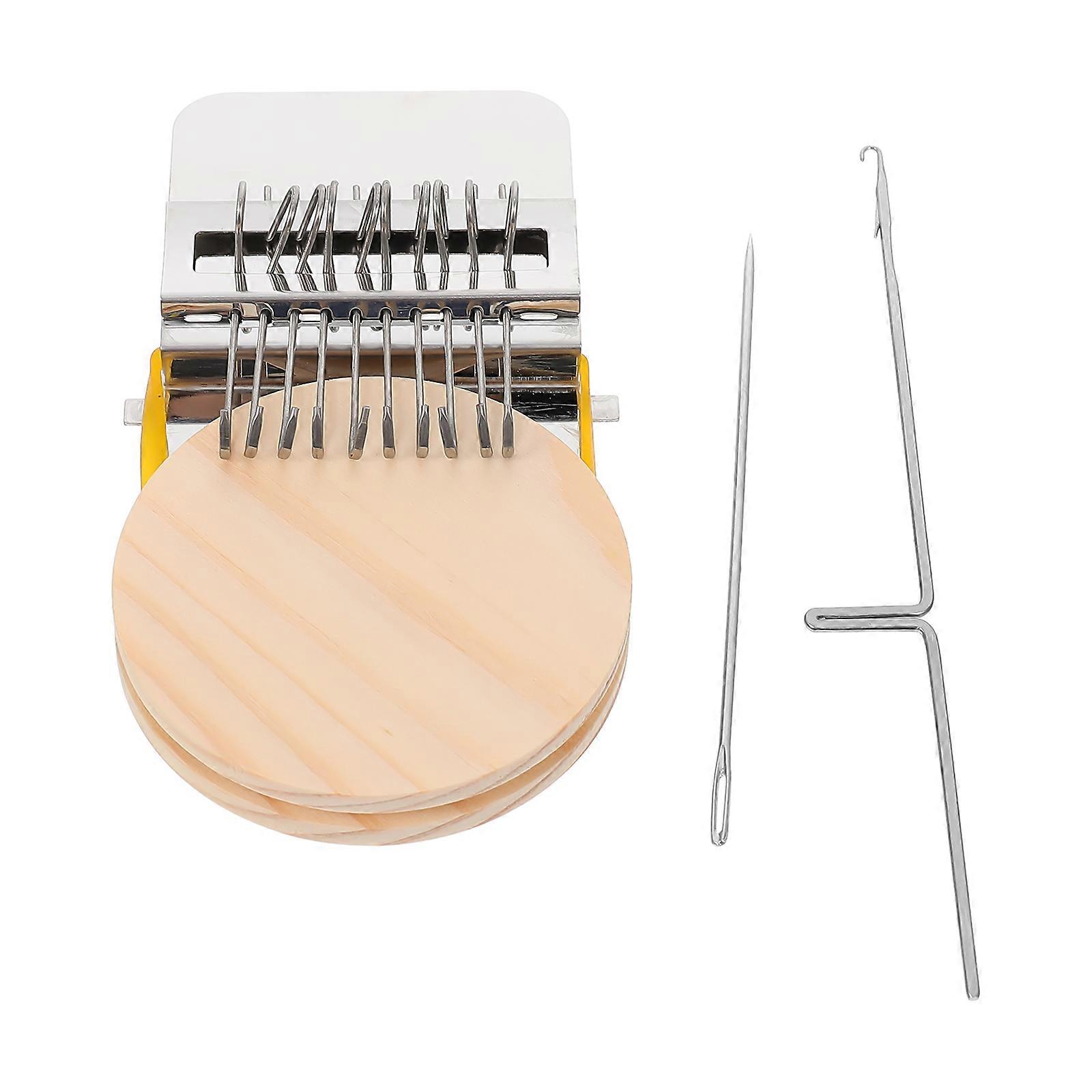 Hand Operated Knitting Machine Knitter Toys Craftsmanship Experience Iron And Synthetic Material 12.00X7.00X1.10CM DIY Projects 1Set