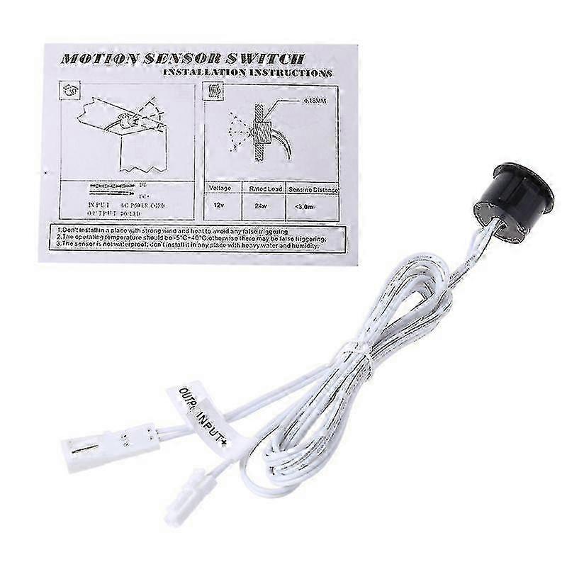 AURA Dc12v Led Pir Commutateur de capteur de mouvement infrarouge Interrupteur tactile de bandes lumineuses à LED