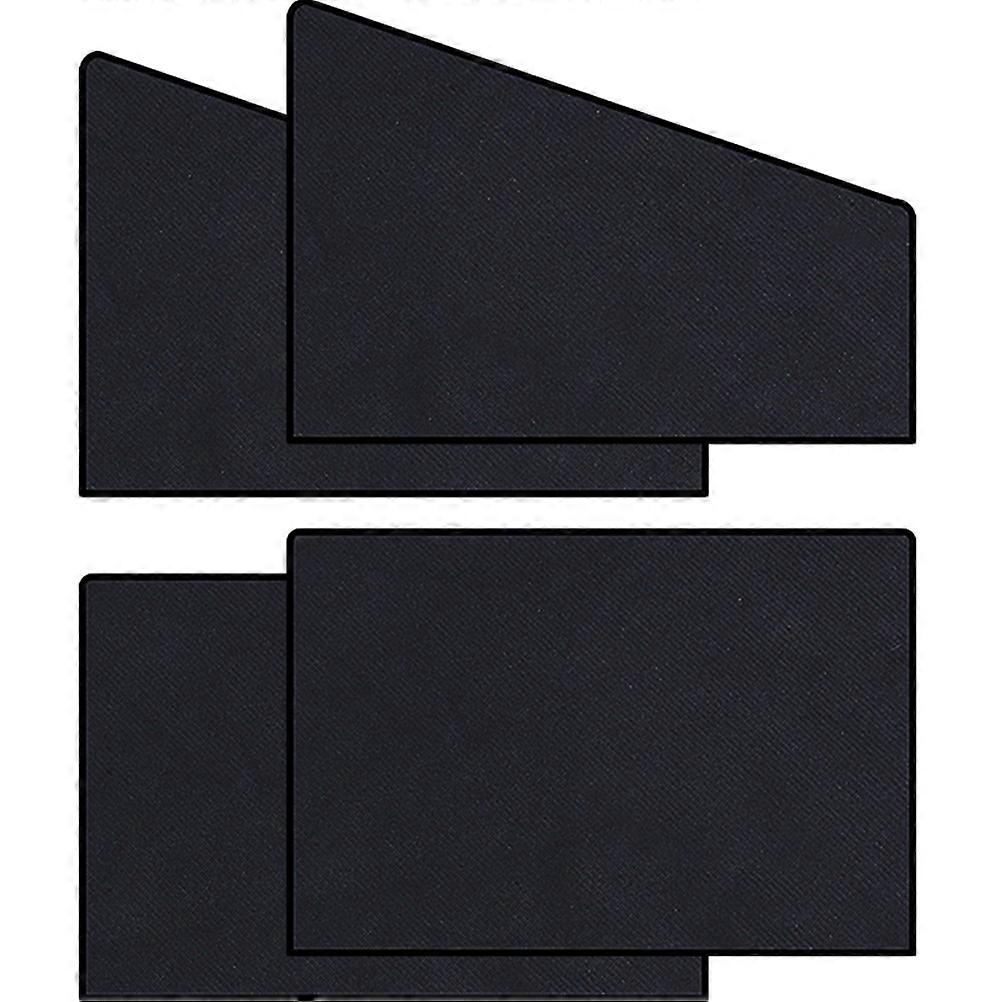 וילונות לרכב צל חלון קדמי אחורי הפחתת טמפרטורה יניקה מגנטית 30.65X19.65X0.04 אינץ' שחור 1 סט