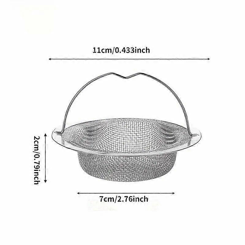 Stainless Steel Kitchen Sink Filter Shower Drain Hole Filter With Handle Sink Strainer Floor Drain For Kitchen