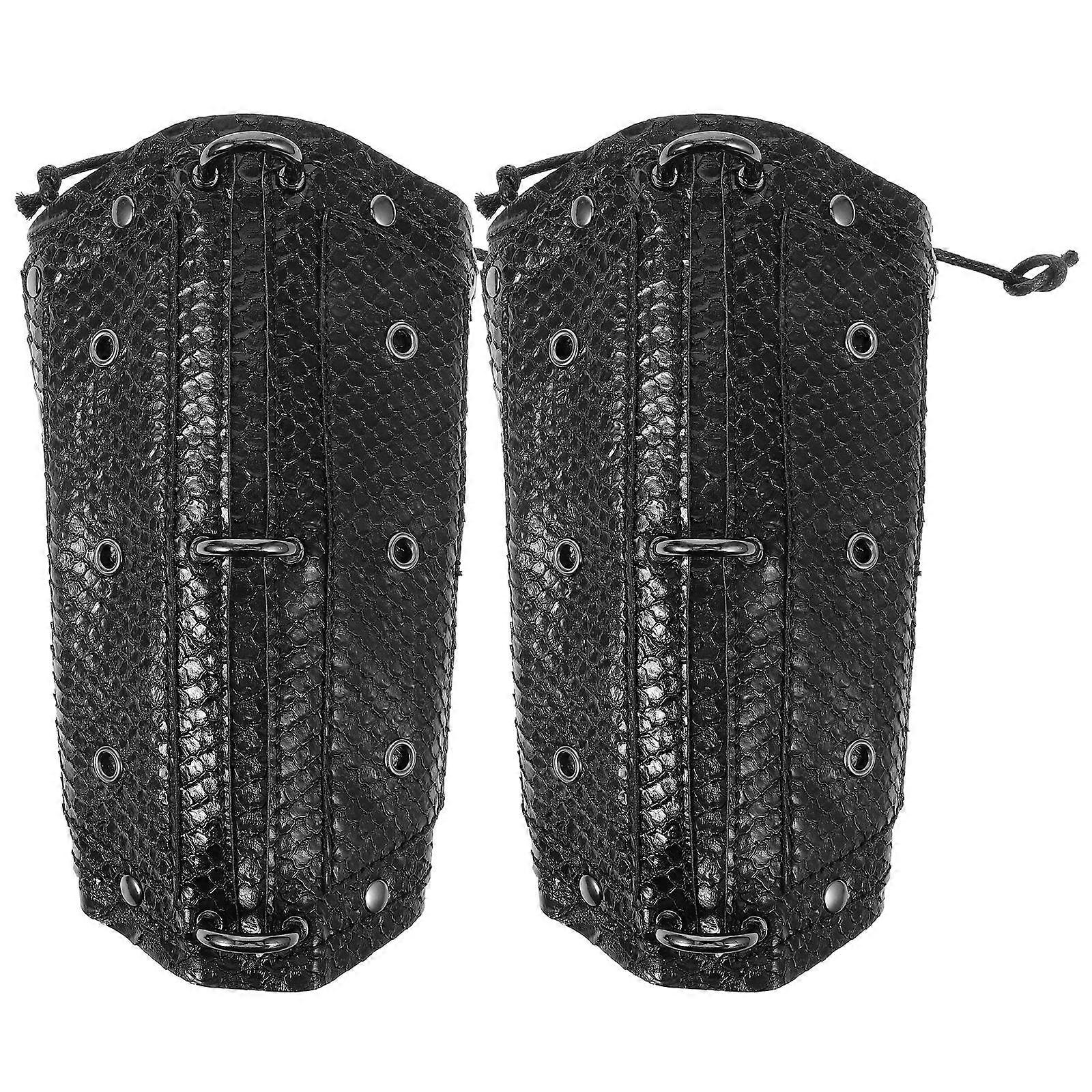 Arm Bands Comfortable Arm Sleeve Punk Style Long Snakeskin Pattern Sleeves For Halloween Cosplay 1 Pair