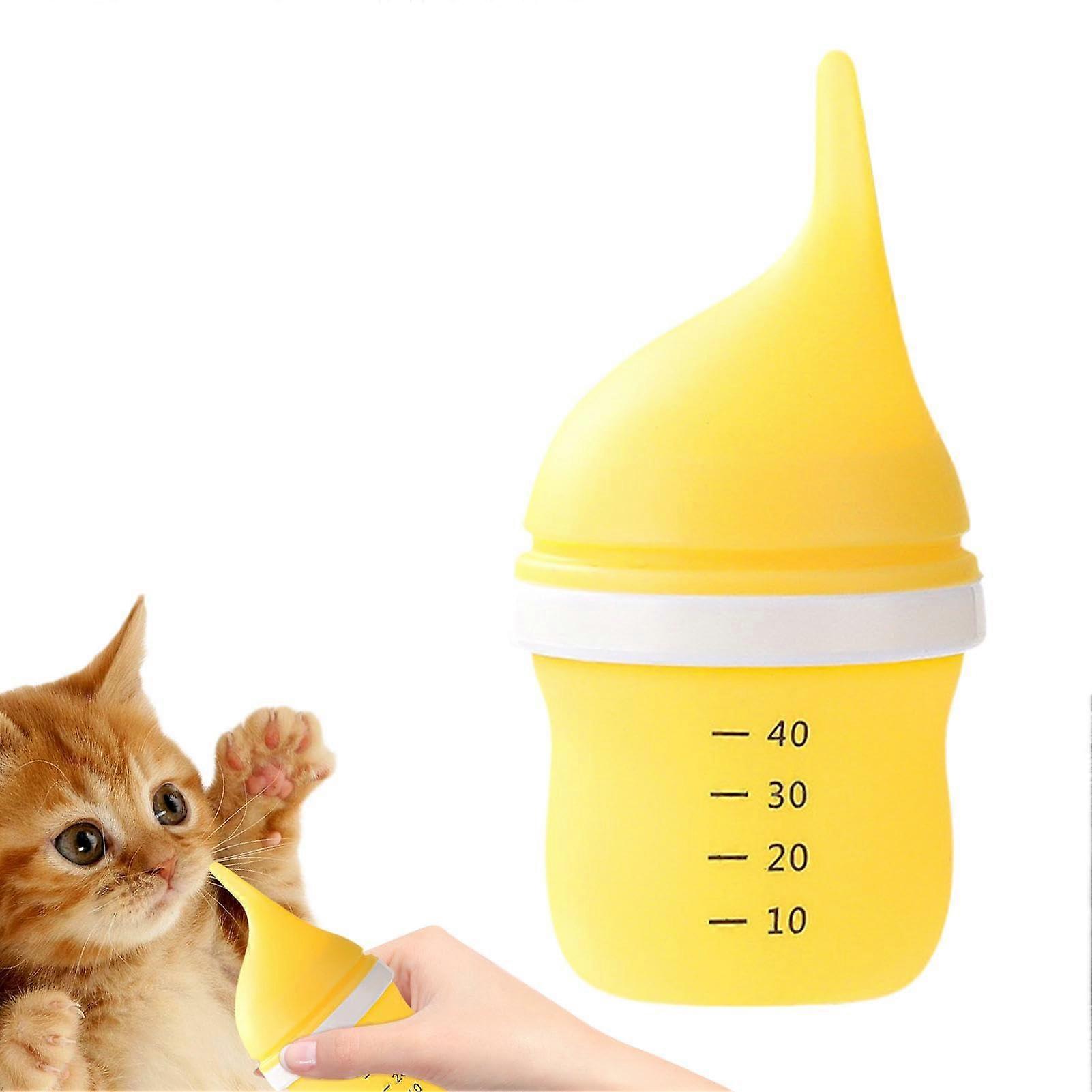 Pet Nurser Bottle 40ml for Dogs and Kittens, Portable Milk Feeding Bottle for Small Pets, Precise Puppy Feeding Supplies