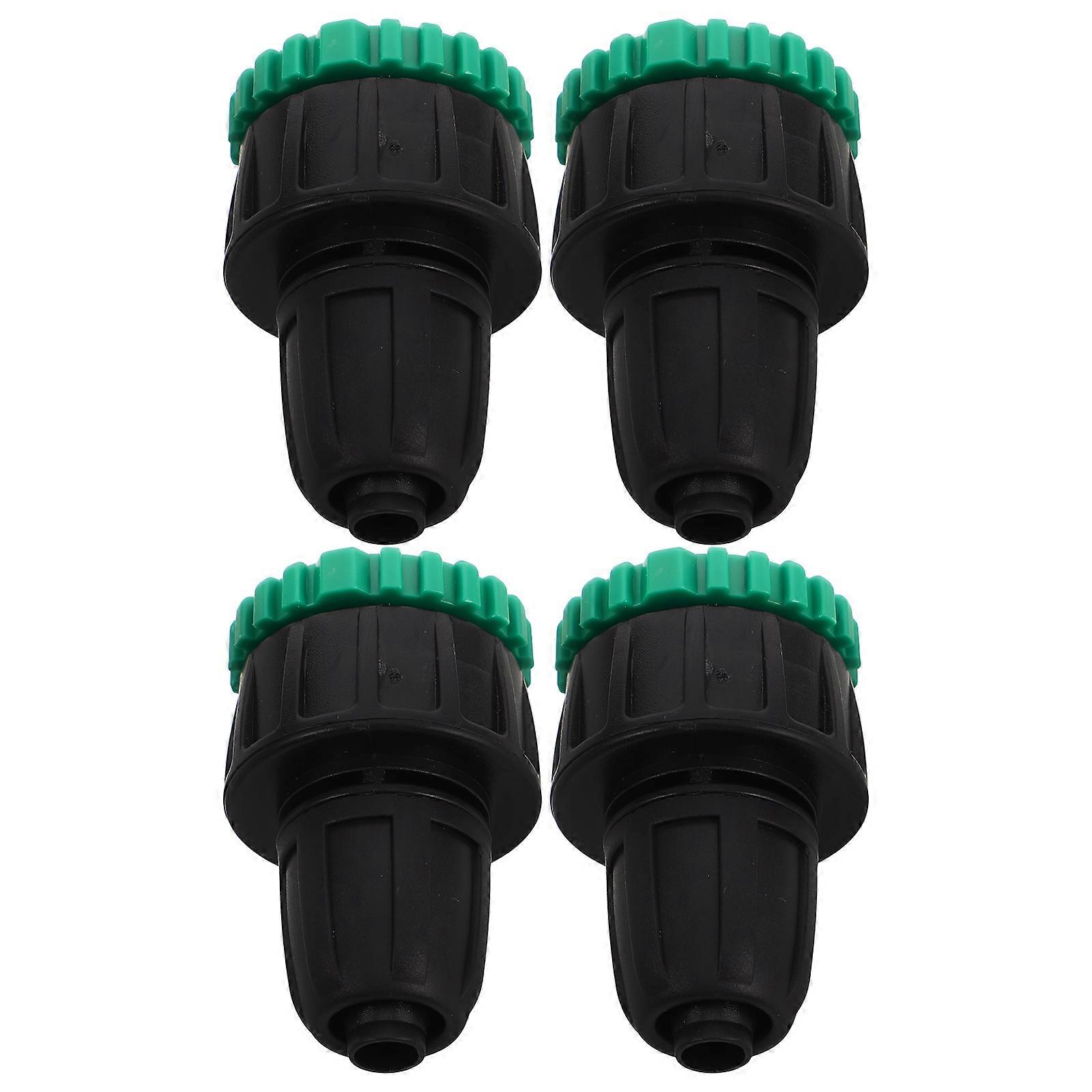 4pcs Garden Hose Quick Connectors & Tap Adapter Fittings for Efficient Irrigation in Backyards and Gardens