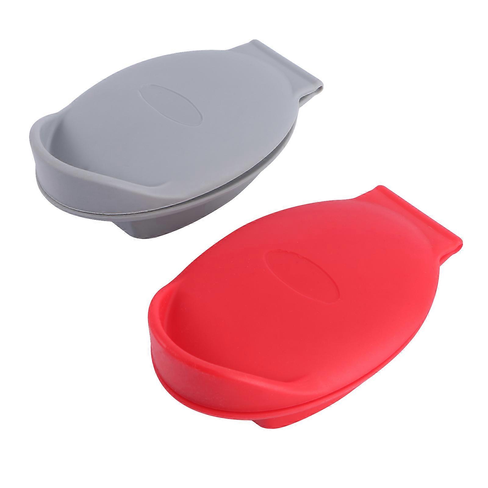 Open Tool 2Pcs Red Silicone Tool For Shellfish Outdoor Use Protect Hands Efficiently