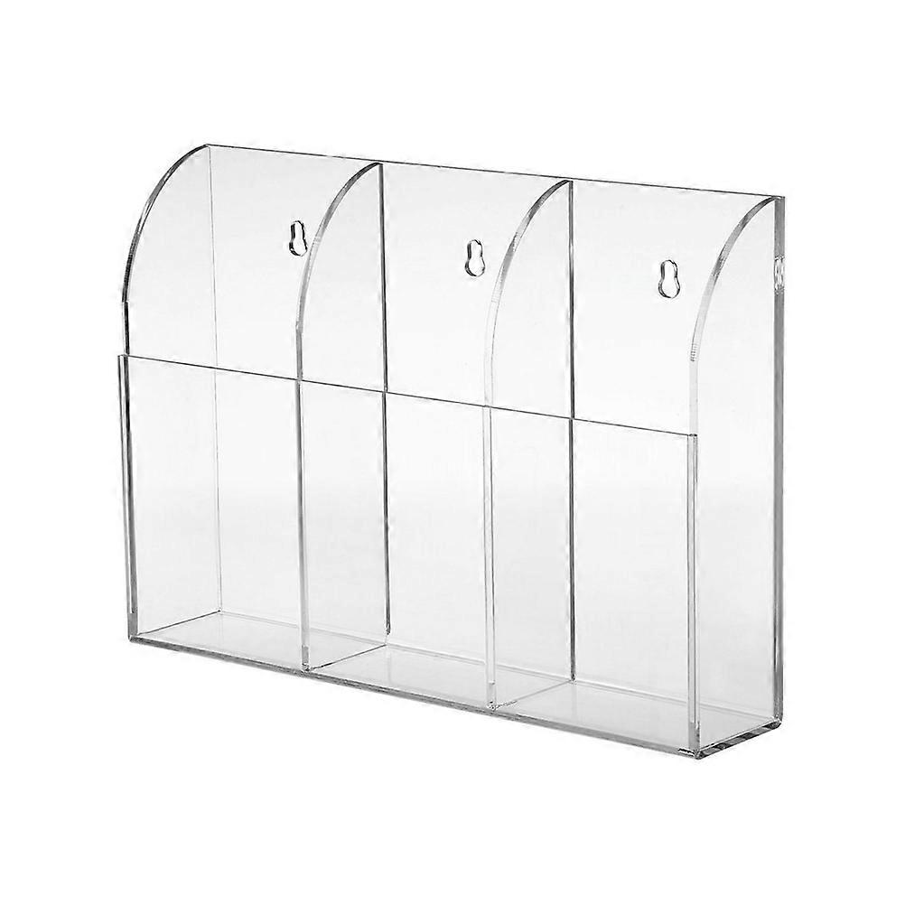 Transparent Acrylic Storage Box for Remote Controllers and Marker Pens Perfect for Living Room Bedroom Bathroom Classroom Use 1 Piece