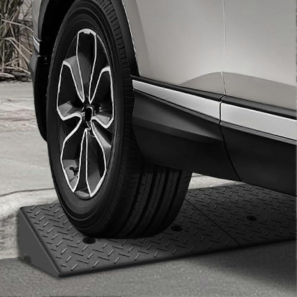 Kerb Ramp Rubber Ramps 10 cm / 4 in Black for Car Wheelchair Motorhome ...