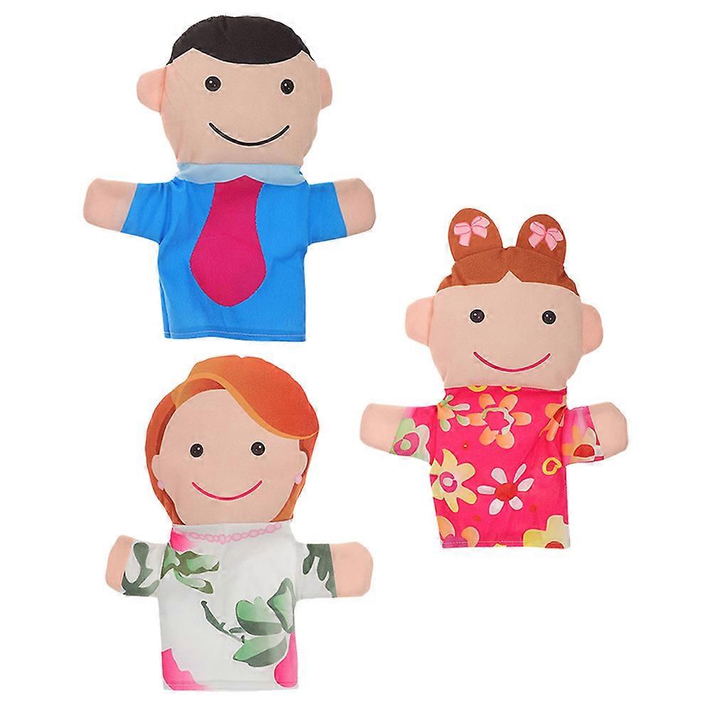 Family Hand Puppets for Kids Made of Cloth Great for Home Entertainment and Learning Assorted Color