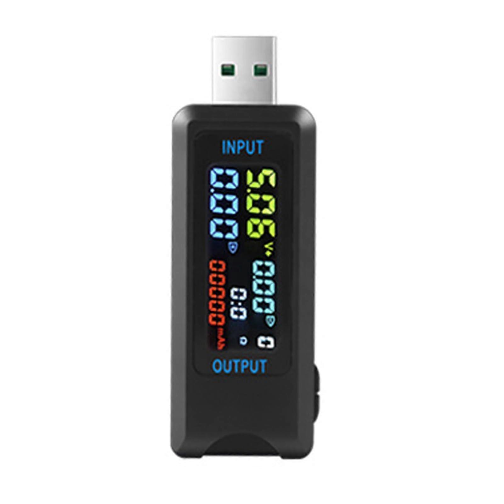 USB Tester, Voltmeter, Voltage Current Meter, Color Screen (Model 6527U)