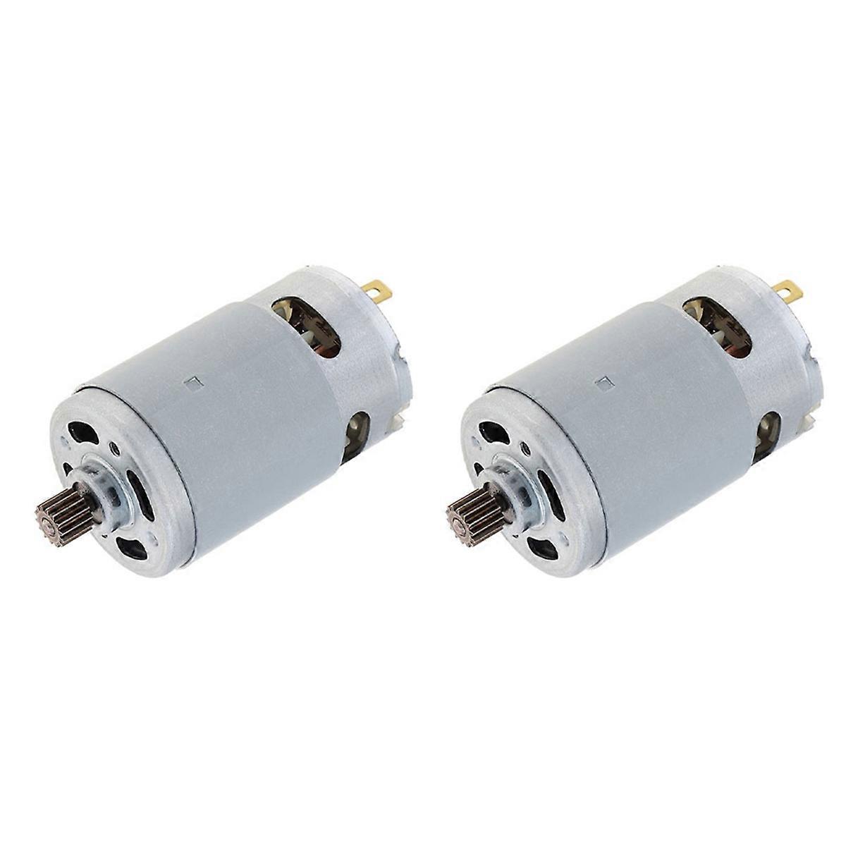 2X 21V RS550 Motor Brushed Motor 14 Teeth Suitable for 4/6 Inch Cordless Mini Logging Saw Chainsaw T