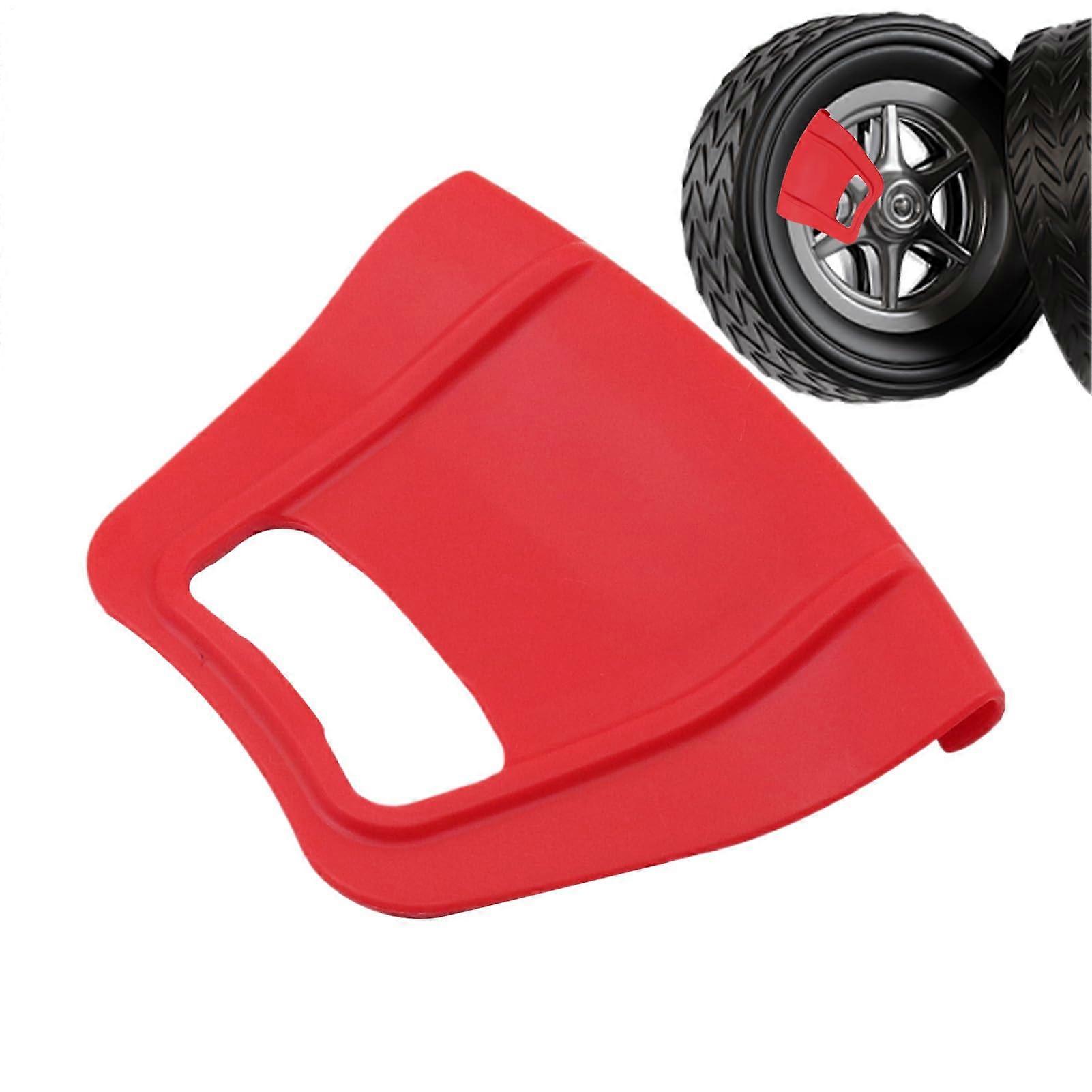 Rim Shield For Motorcycle And Car Tires - Tire Change, Alignment & Mounting Tool, Red Non-Slip Protection