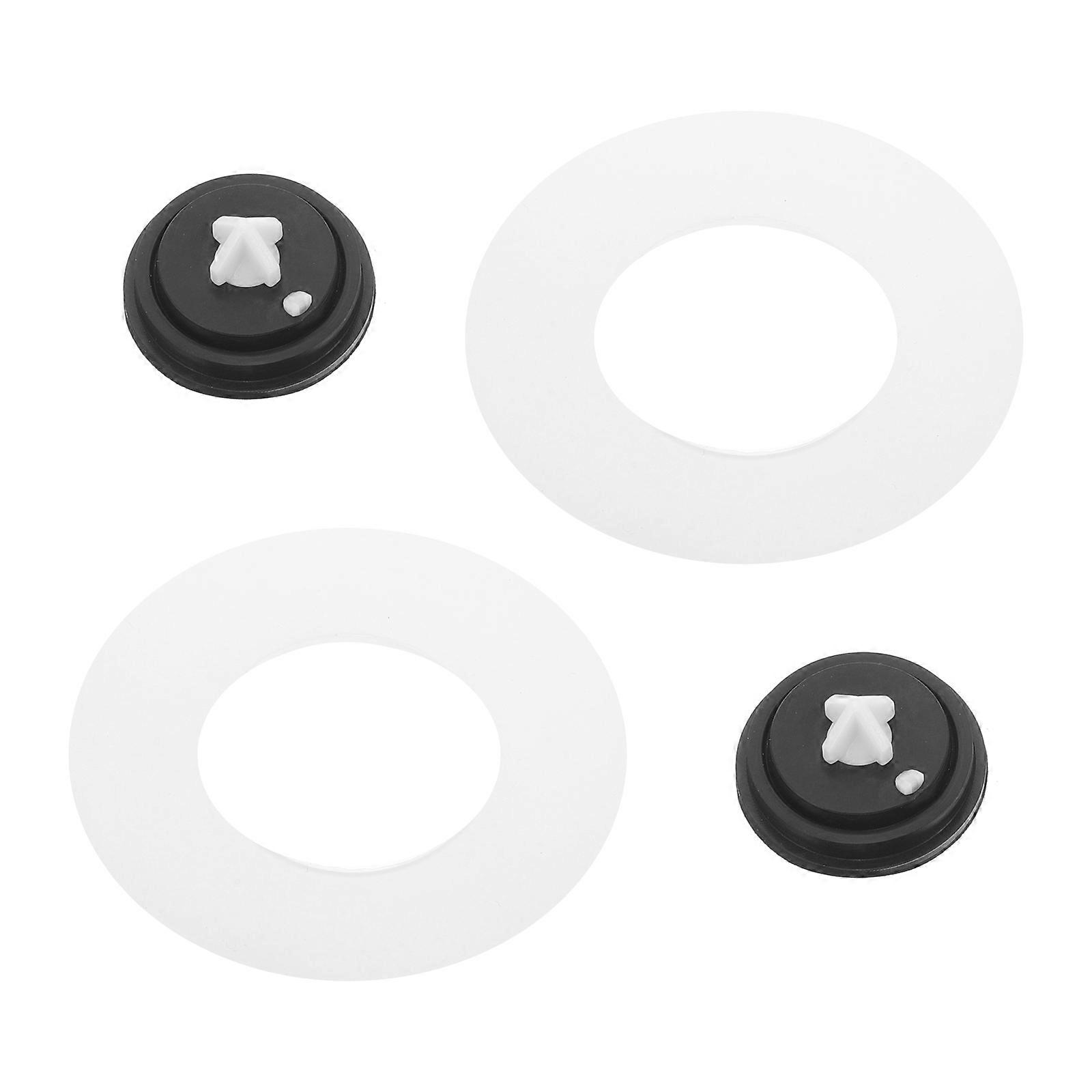 Toilet Float Valve Diaphragm Kit with Sealing Washers for Side Inlet Valves – Durable Rubber Repair Parts for Easy Installation and Water Leakage