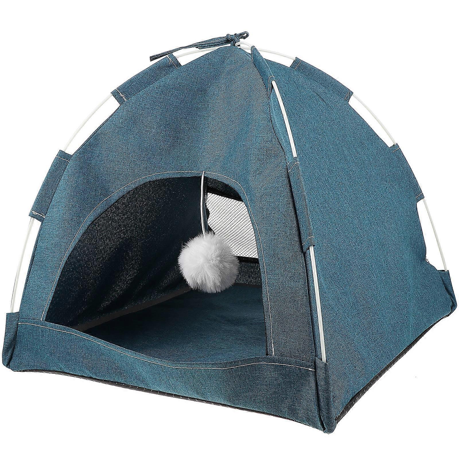 Comfortable Pet Tent House for Indoor Use with Cloth Material Green Color x 3ft