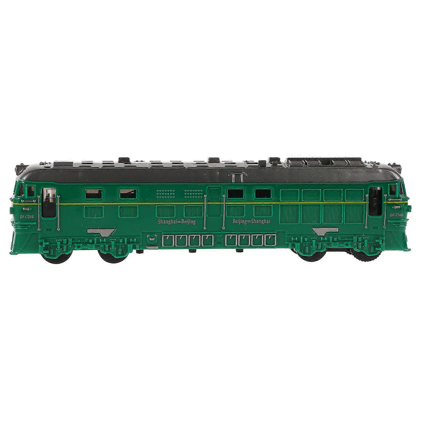 Miniature Train Model Ideal For Babies And Kids Featuring ABS Material With Workmanship And Inertia Movement 1Pack