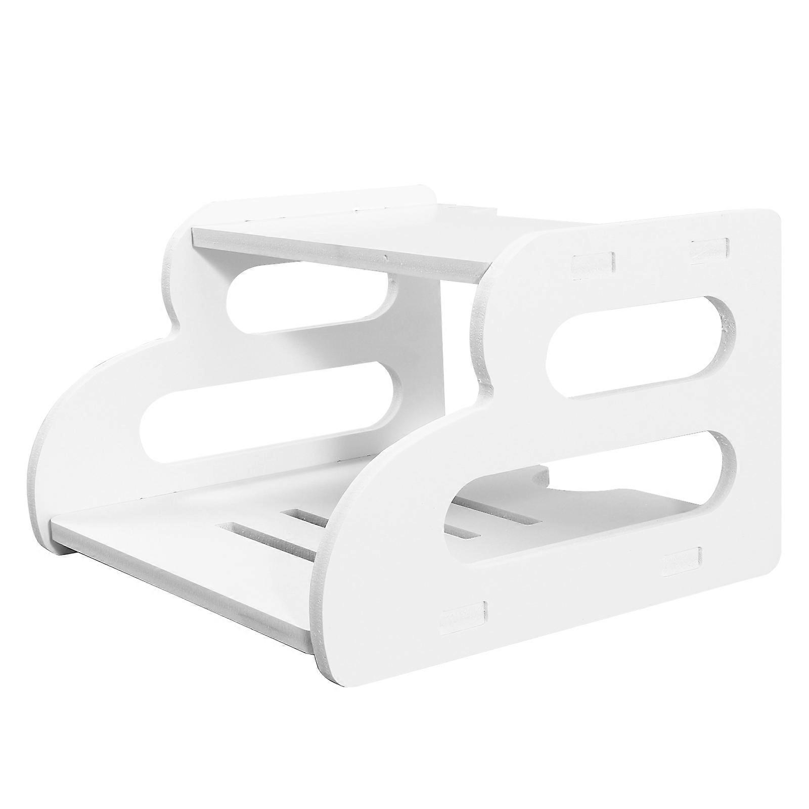 Wall-mounted Storage Rack, Compact Design for STB Stand and Media Devices at Home