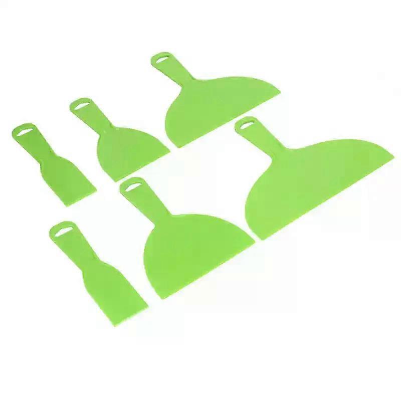 Cuchillo 6Pcs Putty ABS Spackle Taping Scraper Accessory Kit Wallpaper Painting Kit