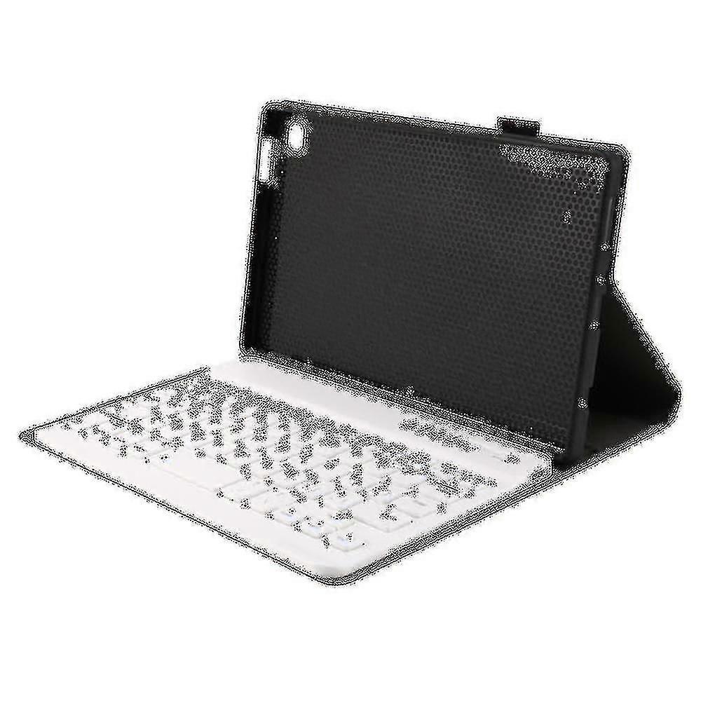 Pu Case+keyboard For Tab A7 Lite 8.7 Inch T220/t225 Tablet Flip Case Tablet Stand With Wireless Keyboard (a)