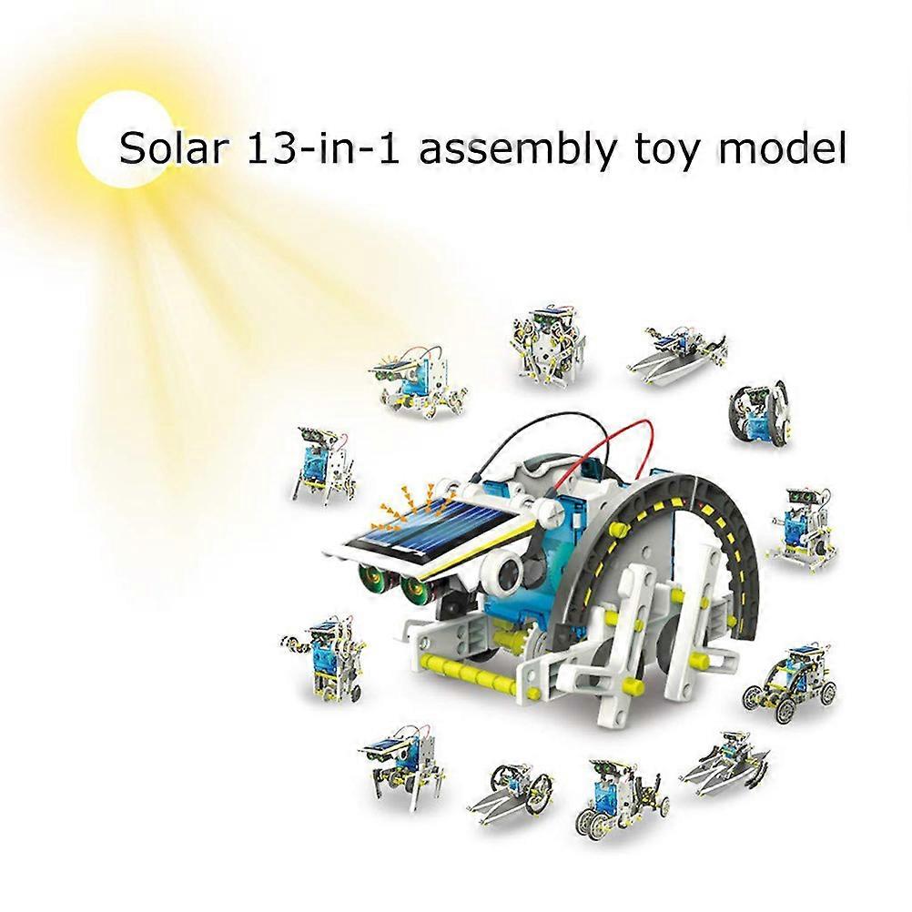13-in-1 DIY Solar Robot Kit, Multicolor, 32x7x20.2cm, Age 8+