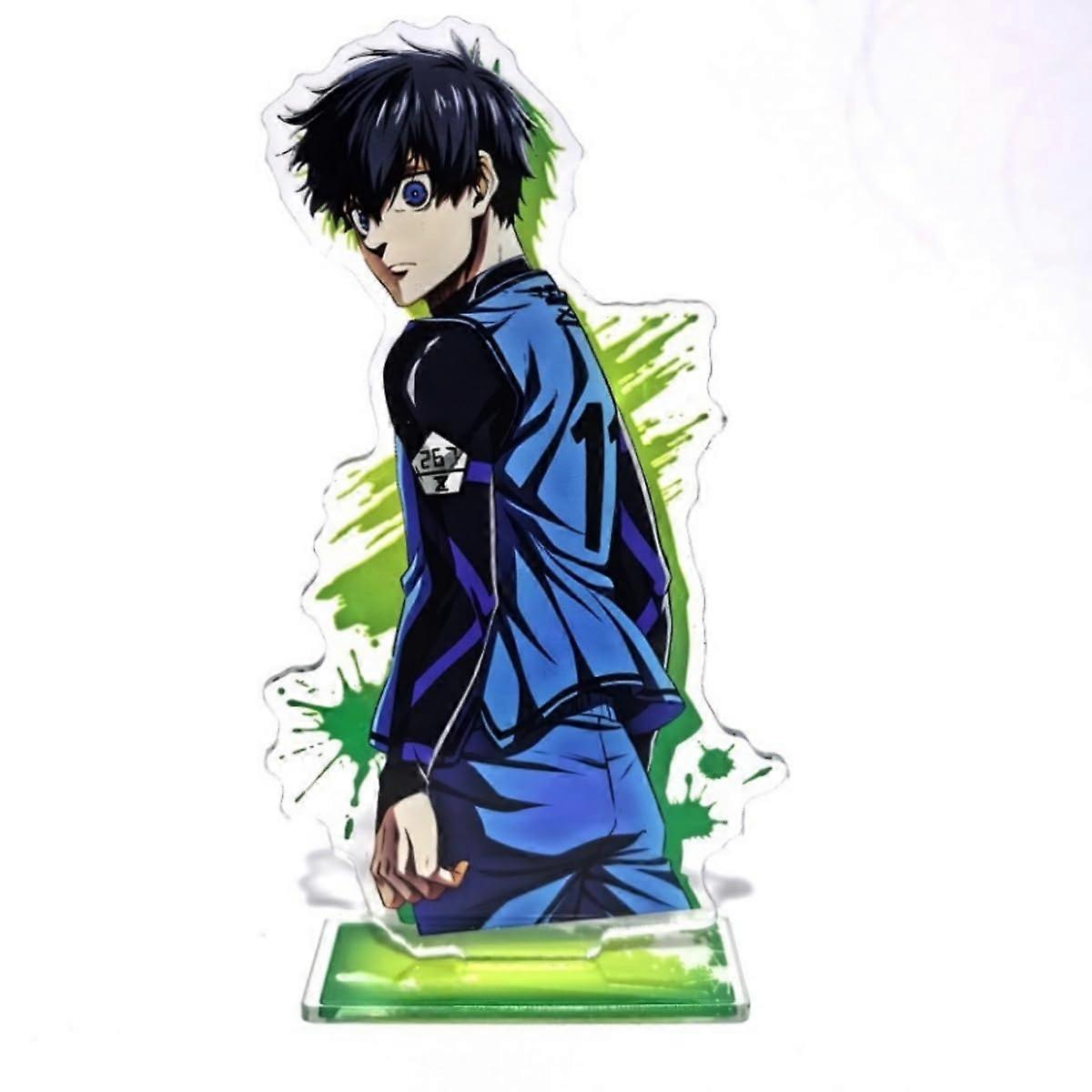 Acrylic Stand Bachira Meguru & Isagi Yoichi Standing Figure Display For Tabletop Decor Cosplay Model Collectible