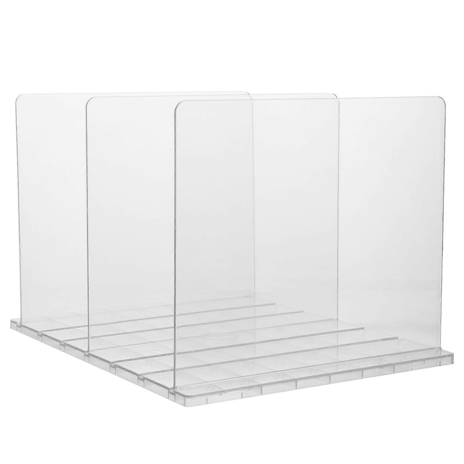 Clear Storage Organizer For Bags And Books Multi-functional Tidy Shelf Divider 31.5x23.9cm 1Pack