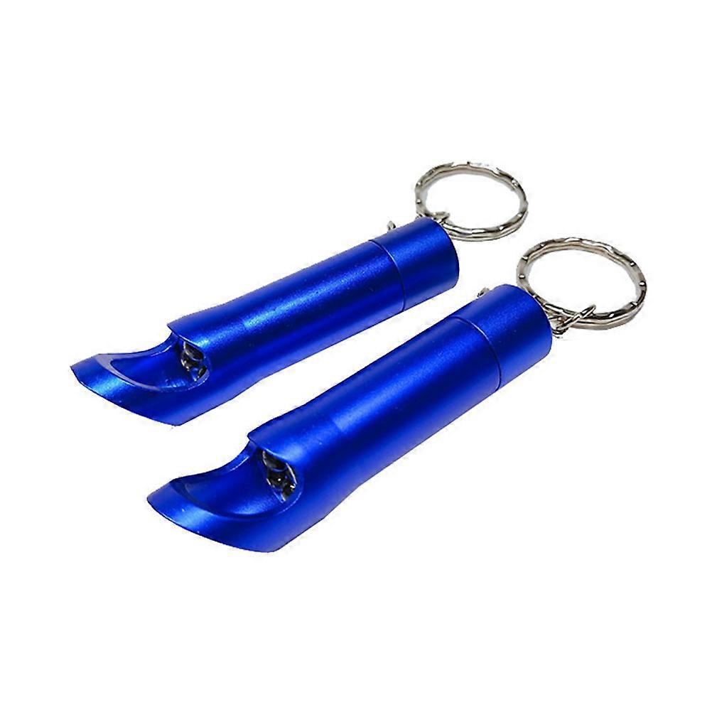 6pcs Stylish Torch Keychains with Key Holder – Compact Flashlight Keyring for Men and Women, Mixed Color Key Decoration