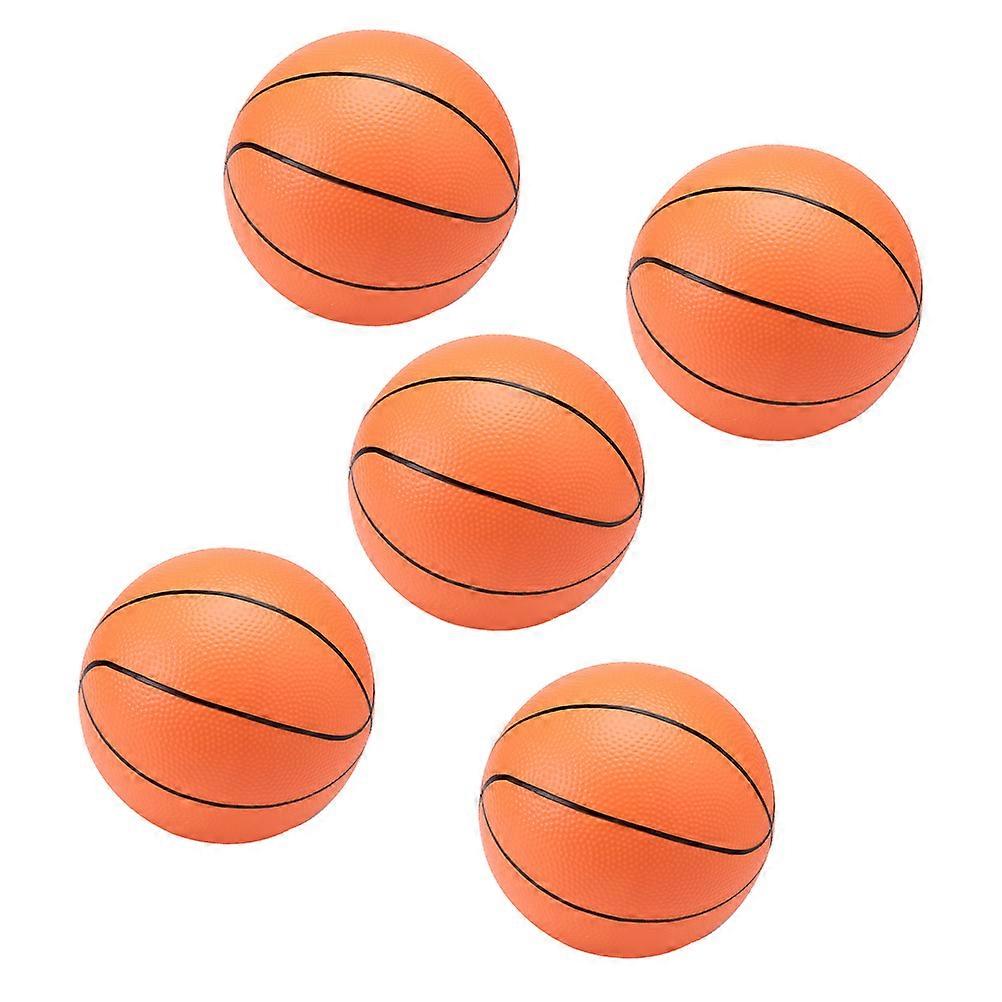 Inflatable Beach Balls for Fun Made of Premium PVC Material Orange Color 5 Pieces