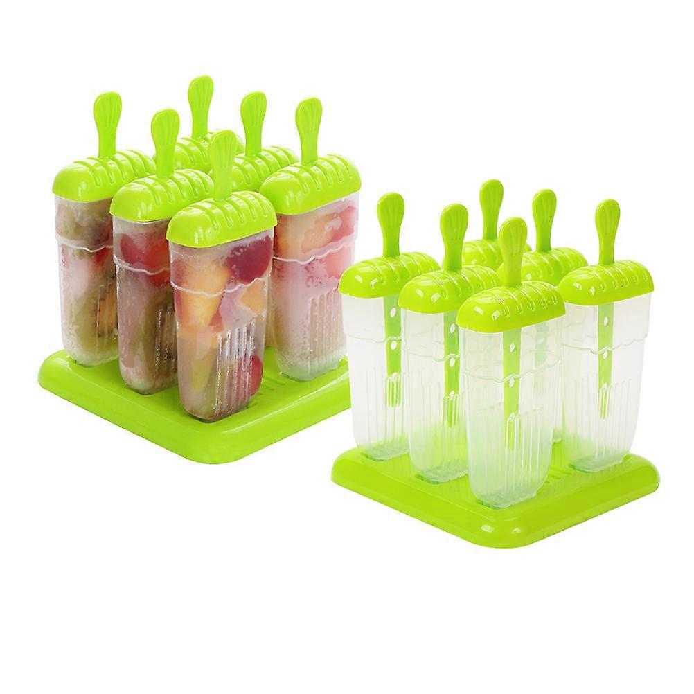 DIY Ice Mold Perfect For Ice Cream And Summer Activities With Simple Design 6Pcs Reusable Mould For Kids And Adults