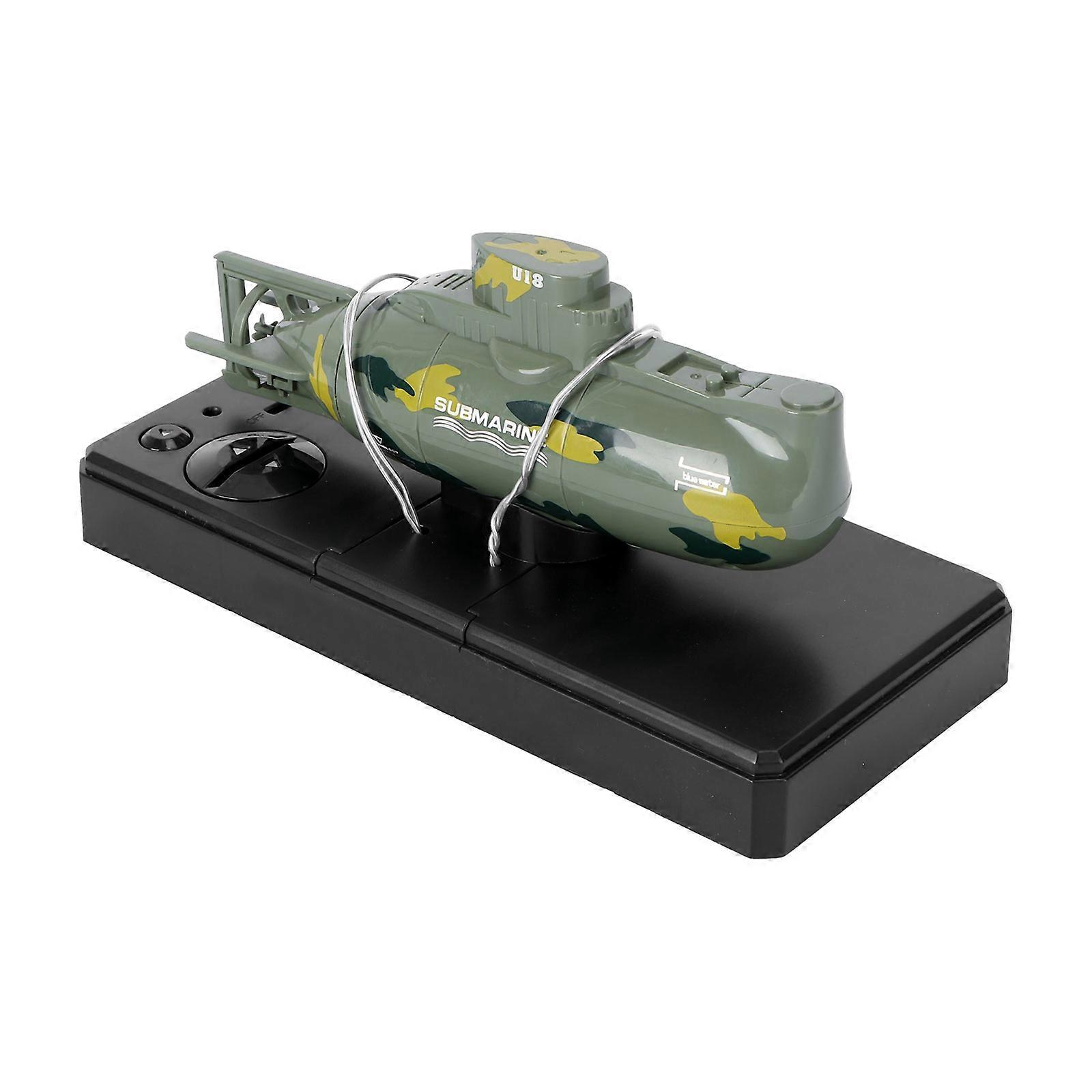 Submarine Toys For Boys Featuring 360 Degree Rotation With Remote Control Function Dark Green 1Set